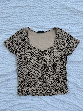 Brandy Melville cheetah top